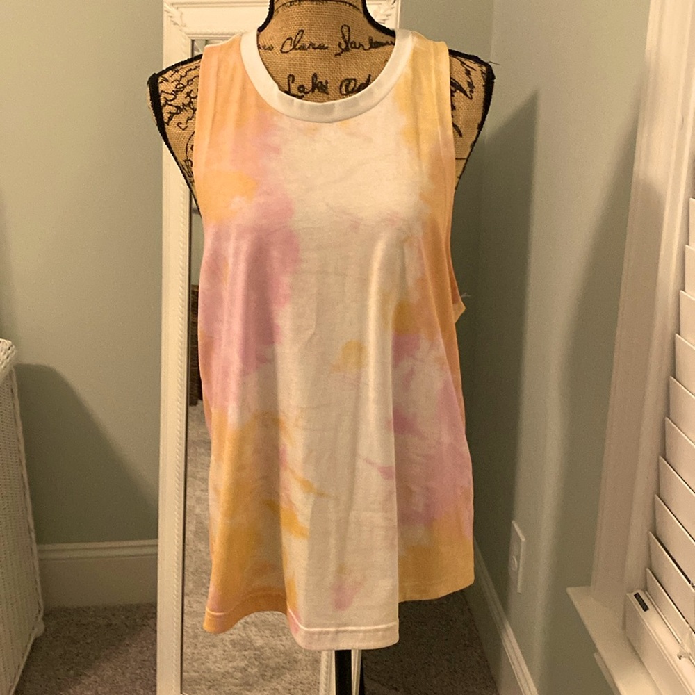 NWT adidas tie dye tank top, size L.